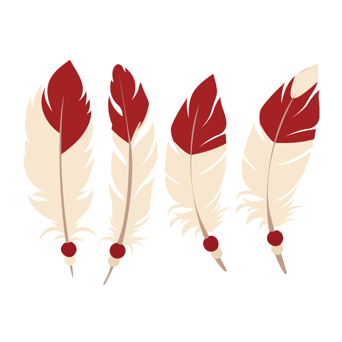 Eagle Feather Vector Template