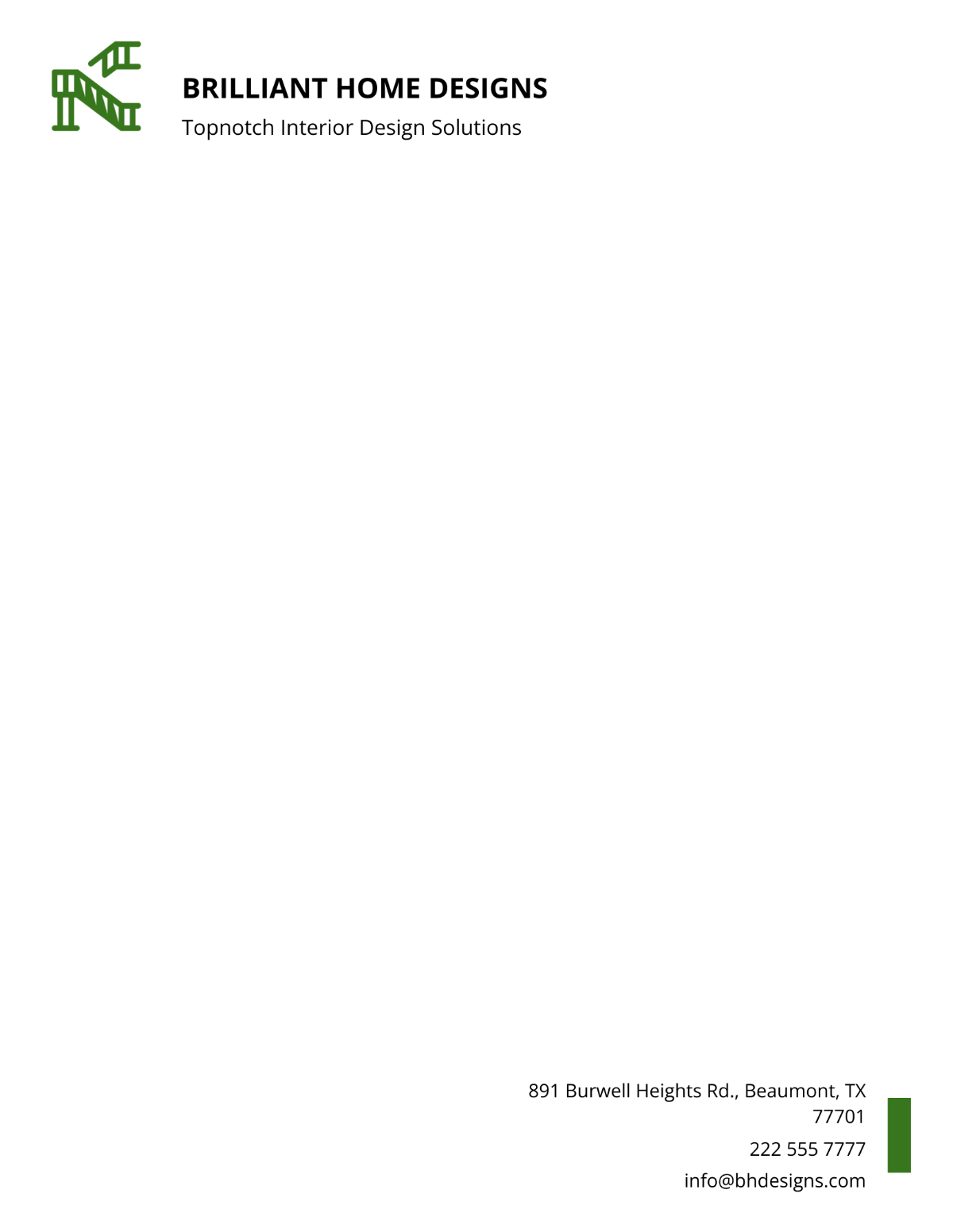 Basic Business Letterhead Template - Edit Online & Download