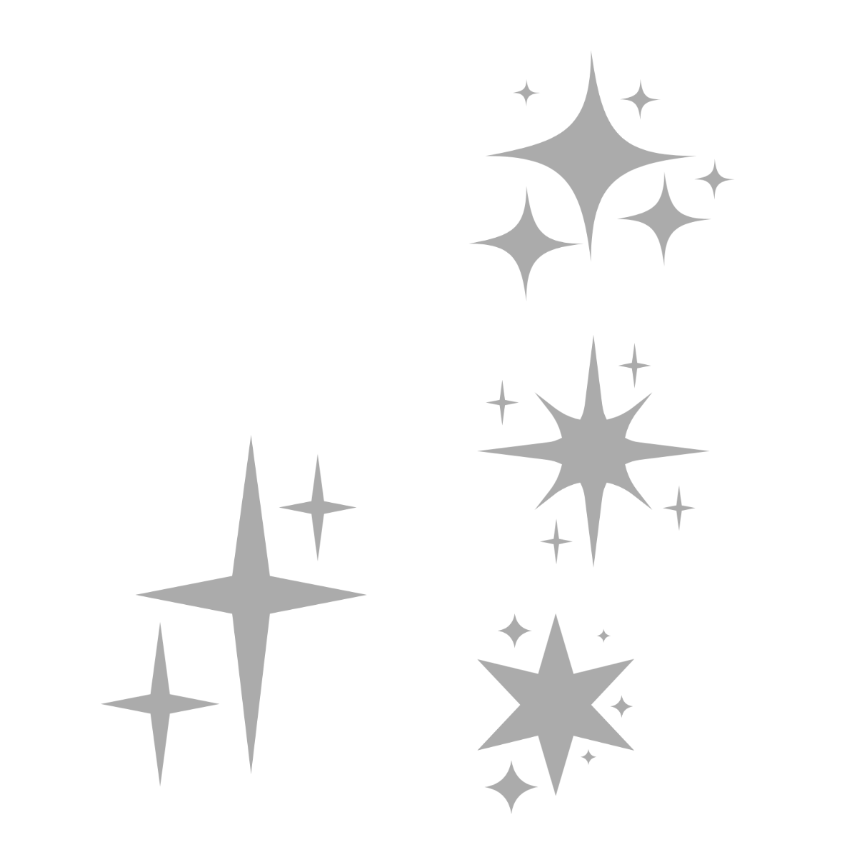 Free Silver Sparkle Vector Template