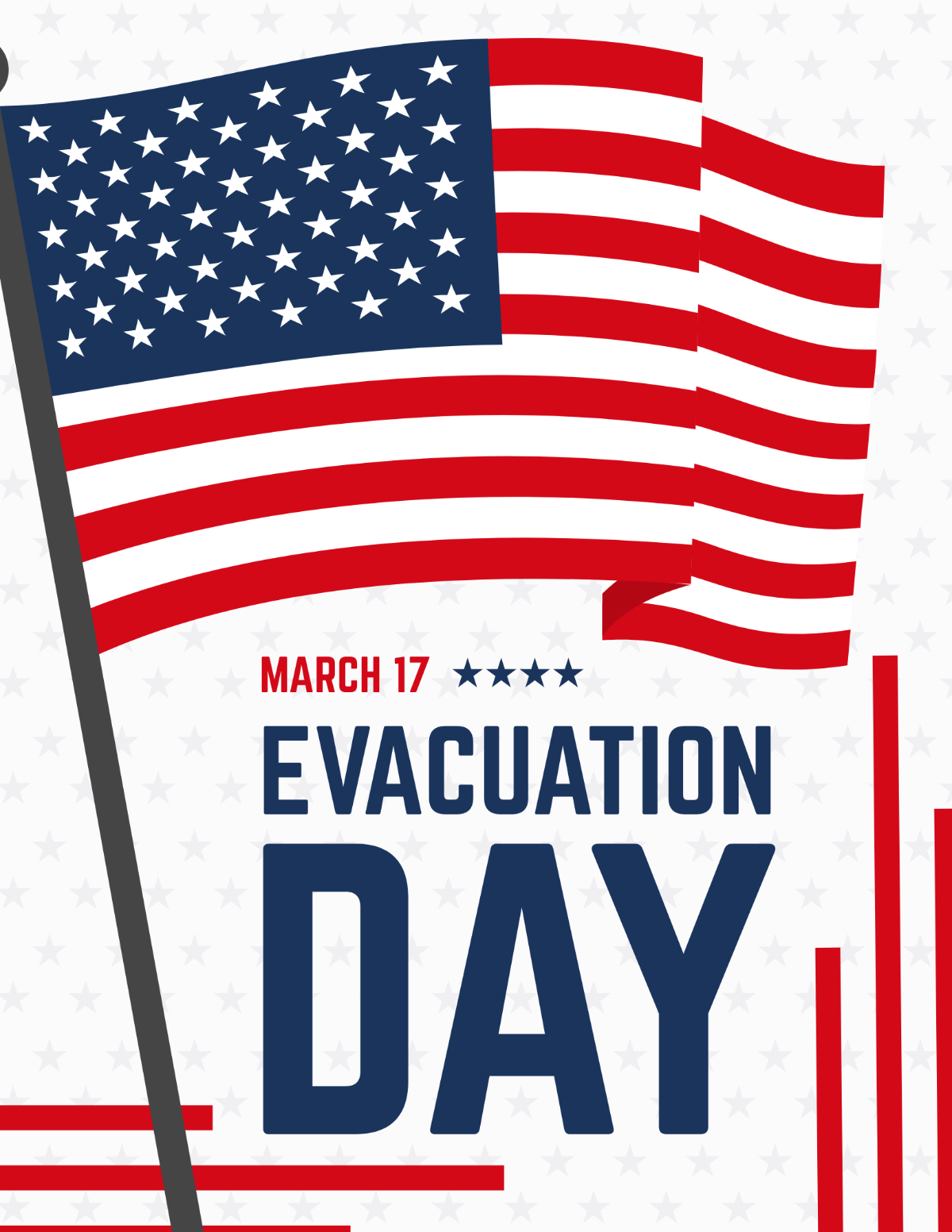 Evacuation Day Flyer Template