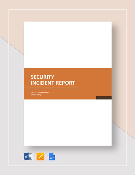Security Incident Report Sample from images.template.net