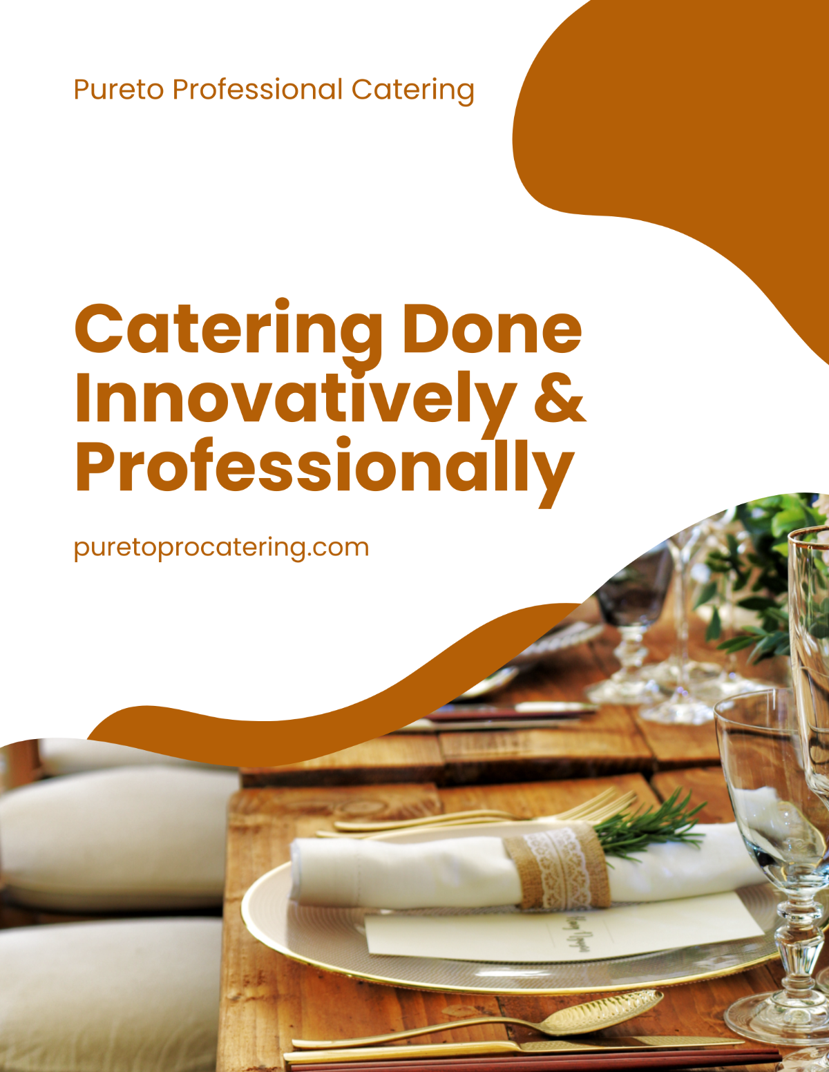 Professional Catering Services Flyer