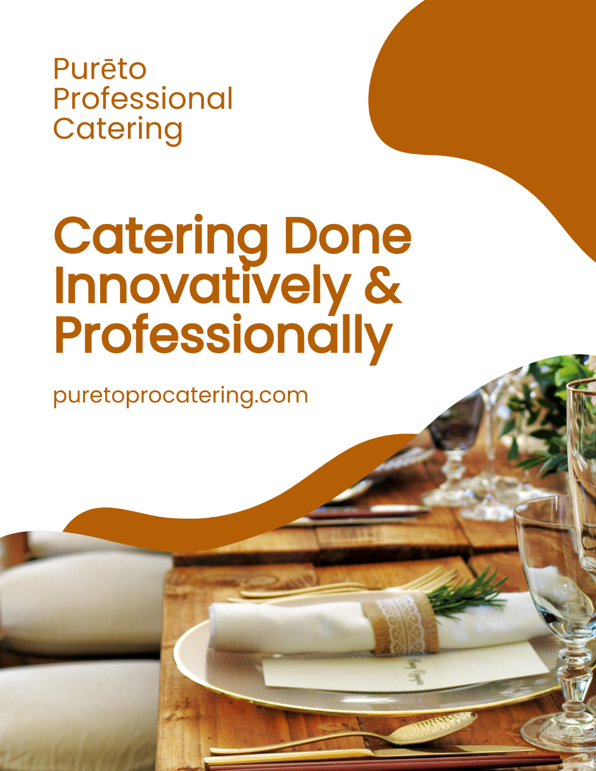 Professional Catering Services Flyer Template