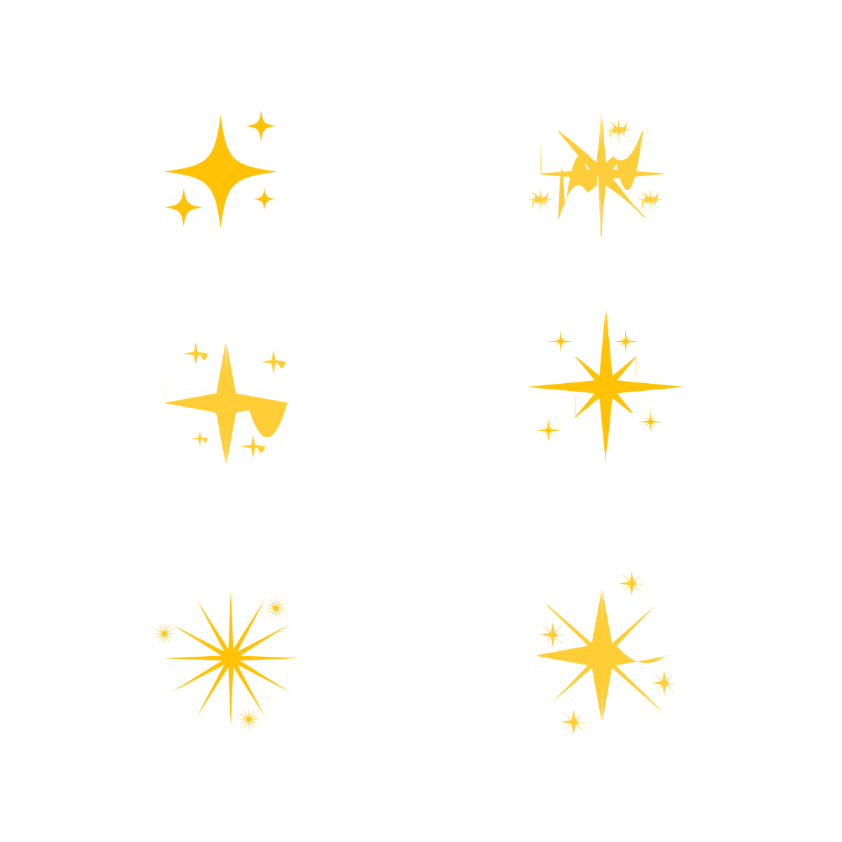 Bling Sparkle Vector Template