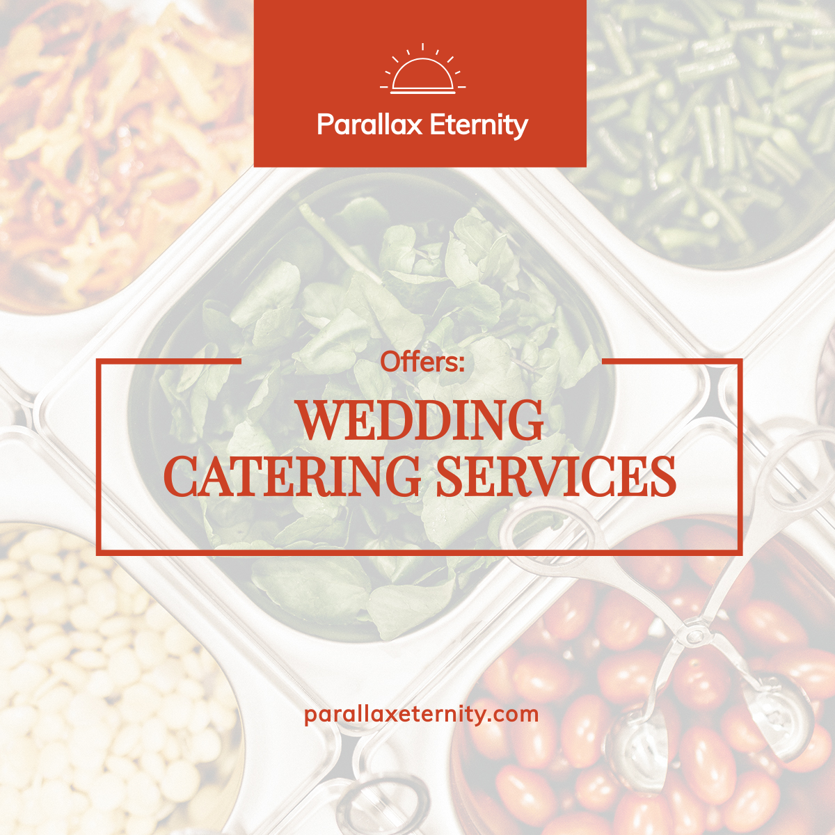 Wedding Catering Linkedin Post Template