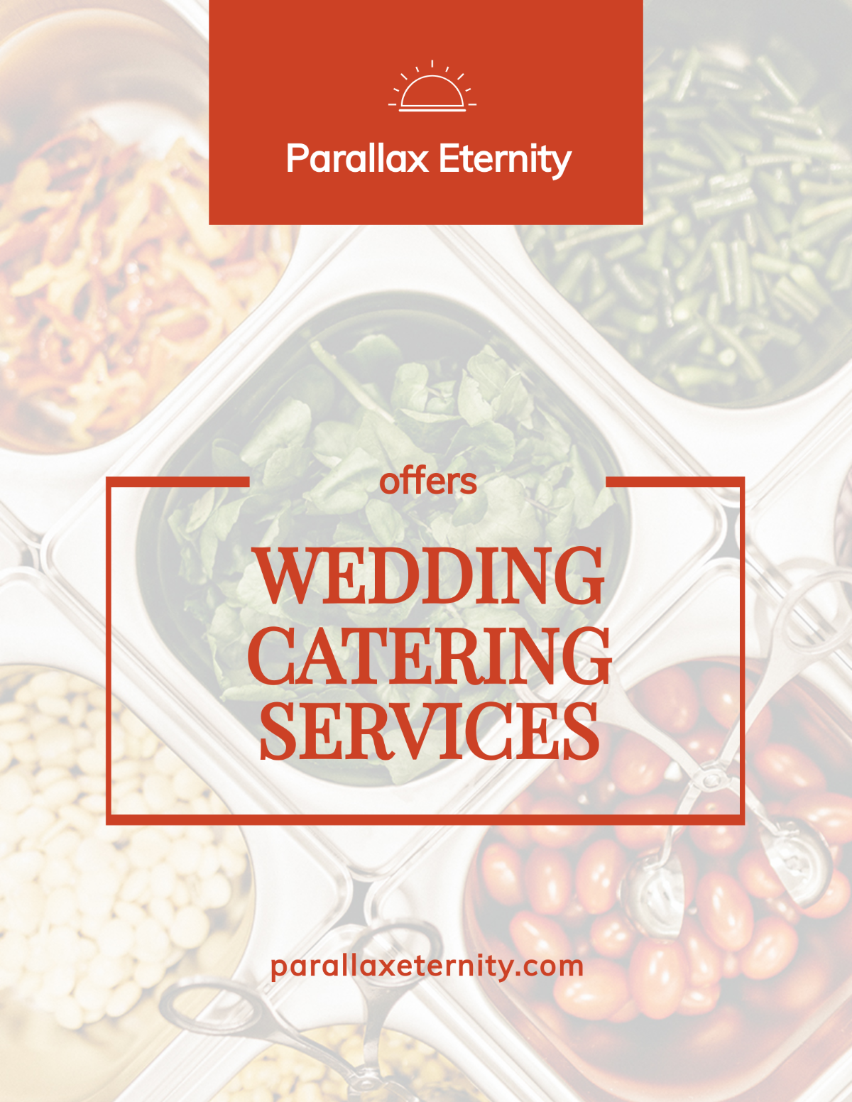 Wedding Catering Flyer Template