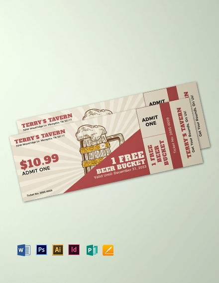 376+ FREE Ticket Templates in Adobe Illustrator [Download Now in .ai ...