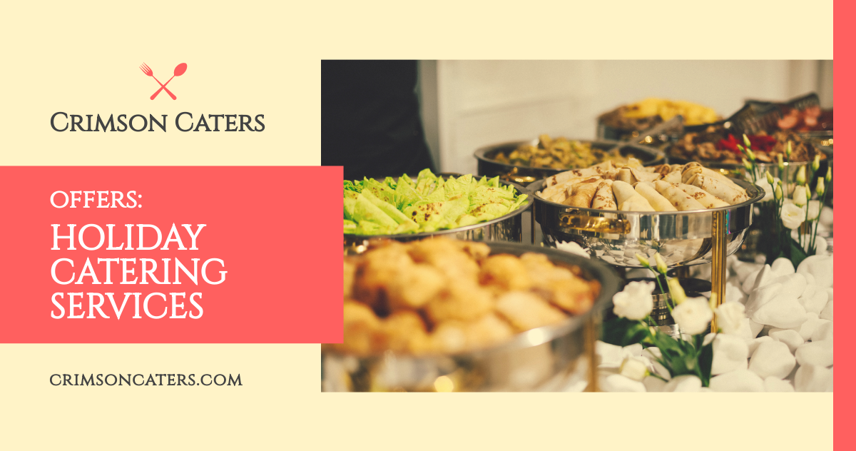 Holiday Catering Facebook Post Template