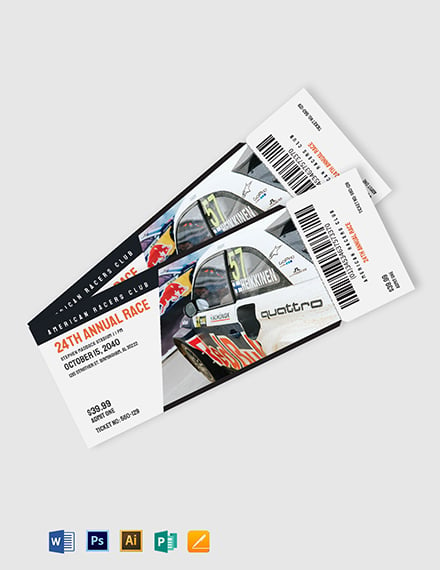 32+ Sports Ticket Templates for Any Event - PSD, Vector EPS