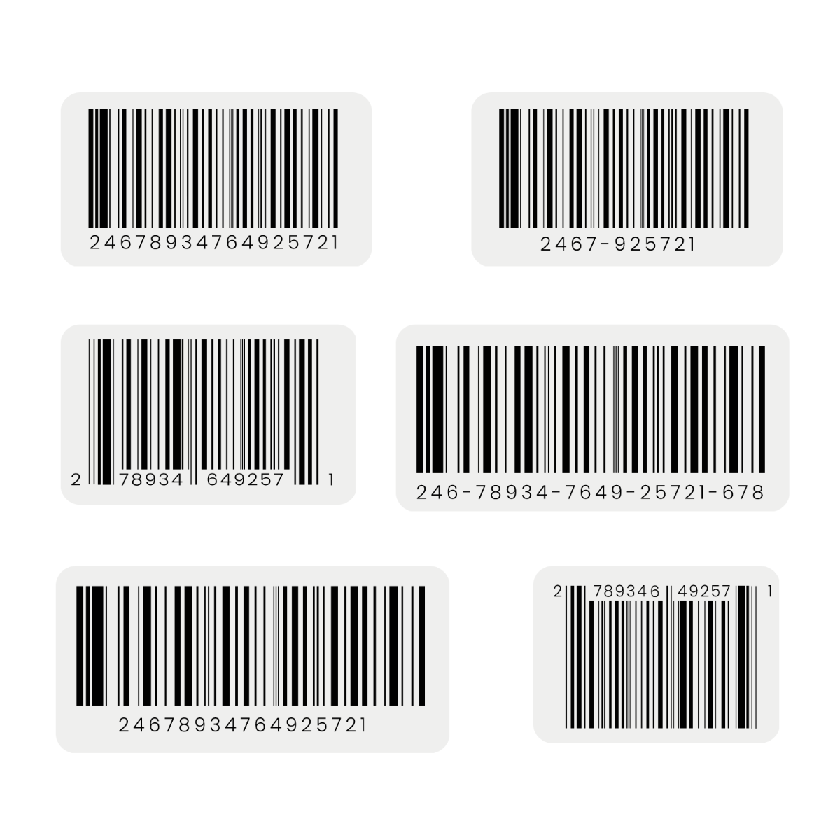 Barcode Ticket Vector Template