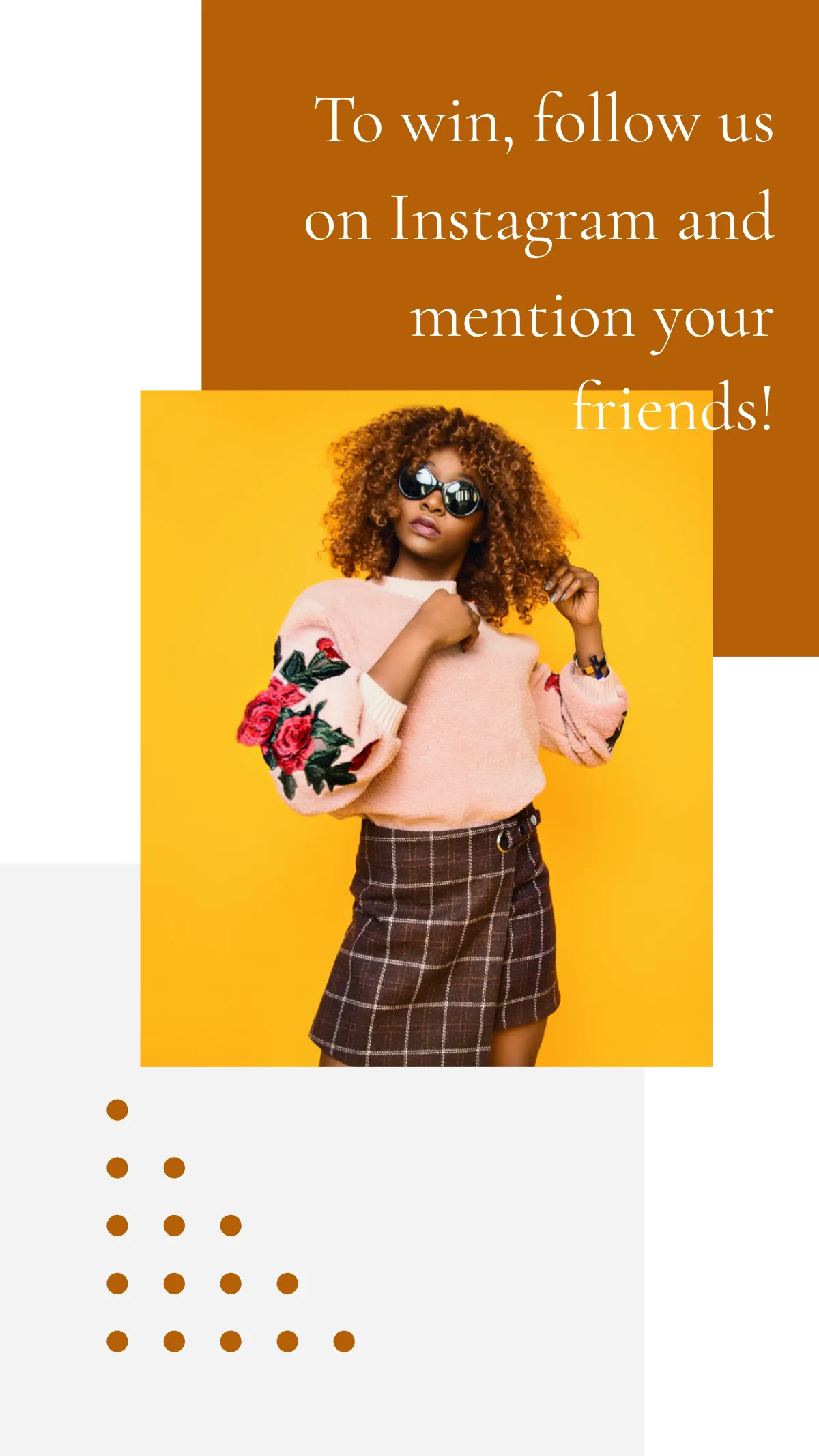 Free Fashion Contest Instagram Story Template to Edit Online
