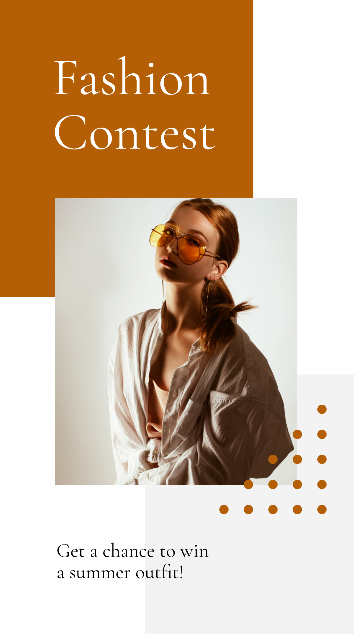 Fashion Contest Instagram Story Template