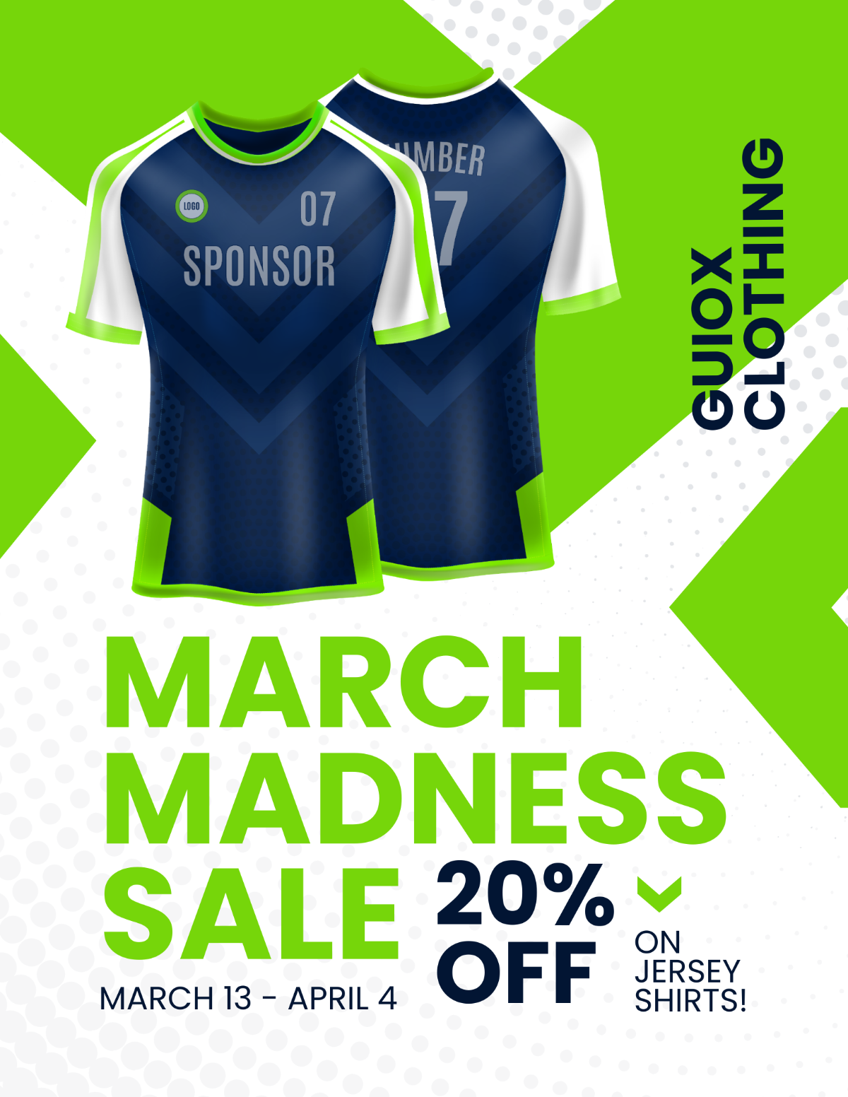 March Madness Sale Flyer Template - Edit Online & Download