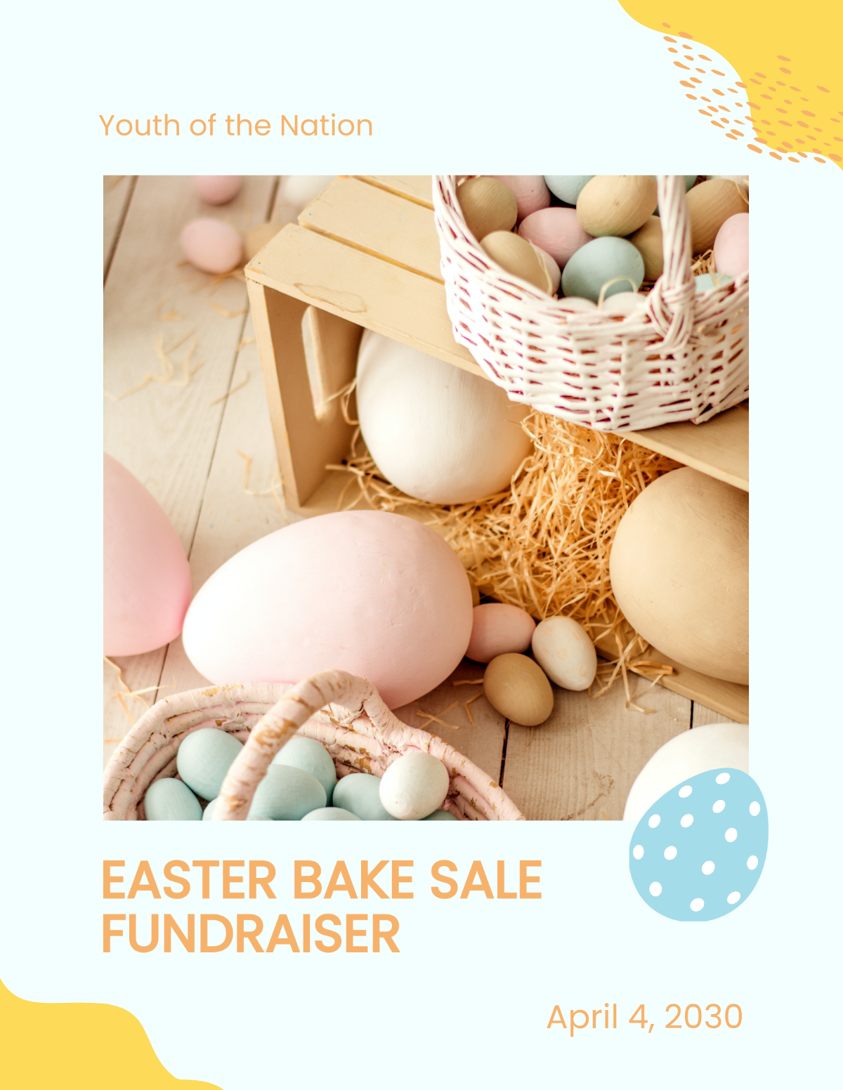 Easter Bake Sale Flyer Template