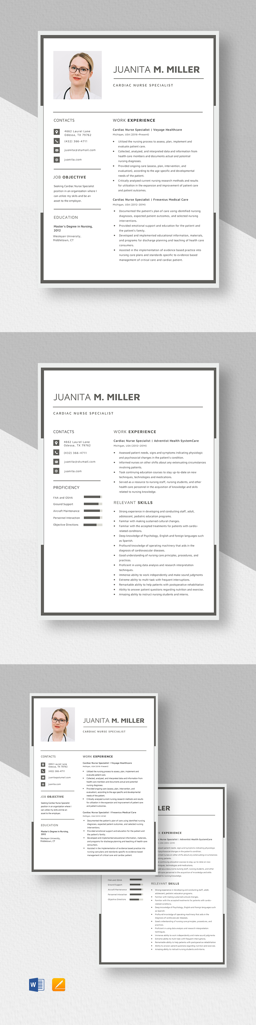 discharge-nurse-resume-template-word-apple-pages-template