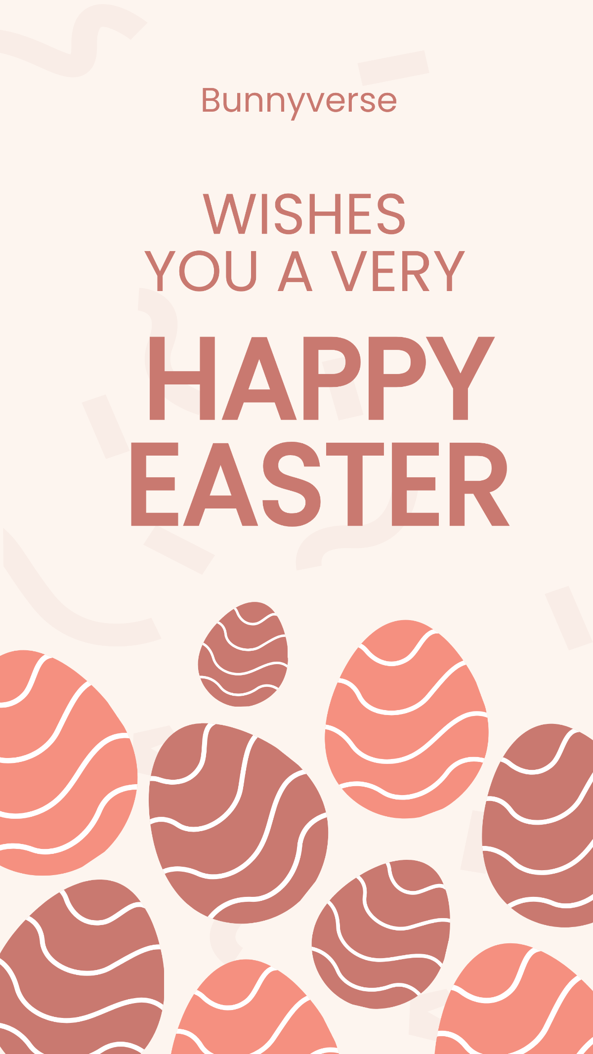 Happy Easter Whatsapp Post Template