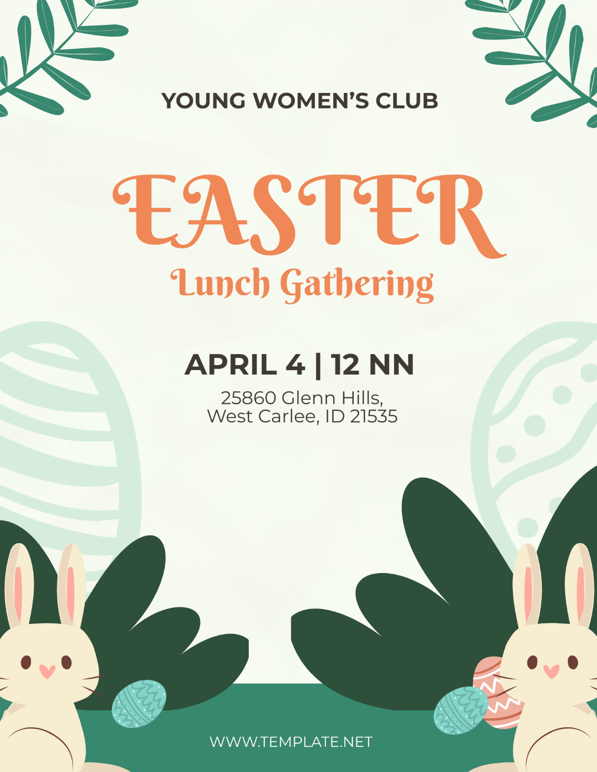 Easter event Flyer Template - Edit Online & Download