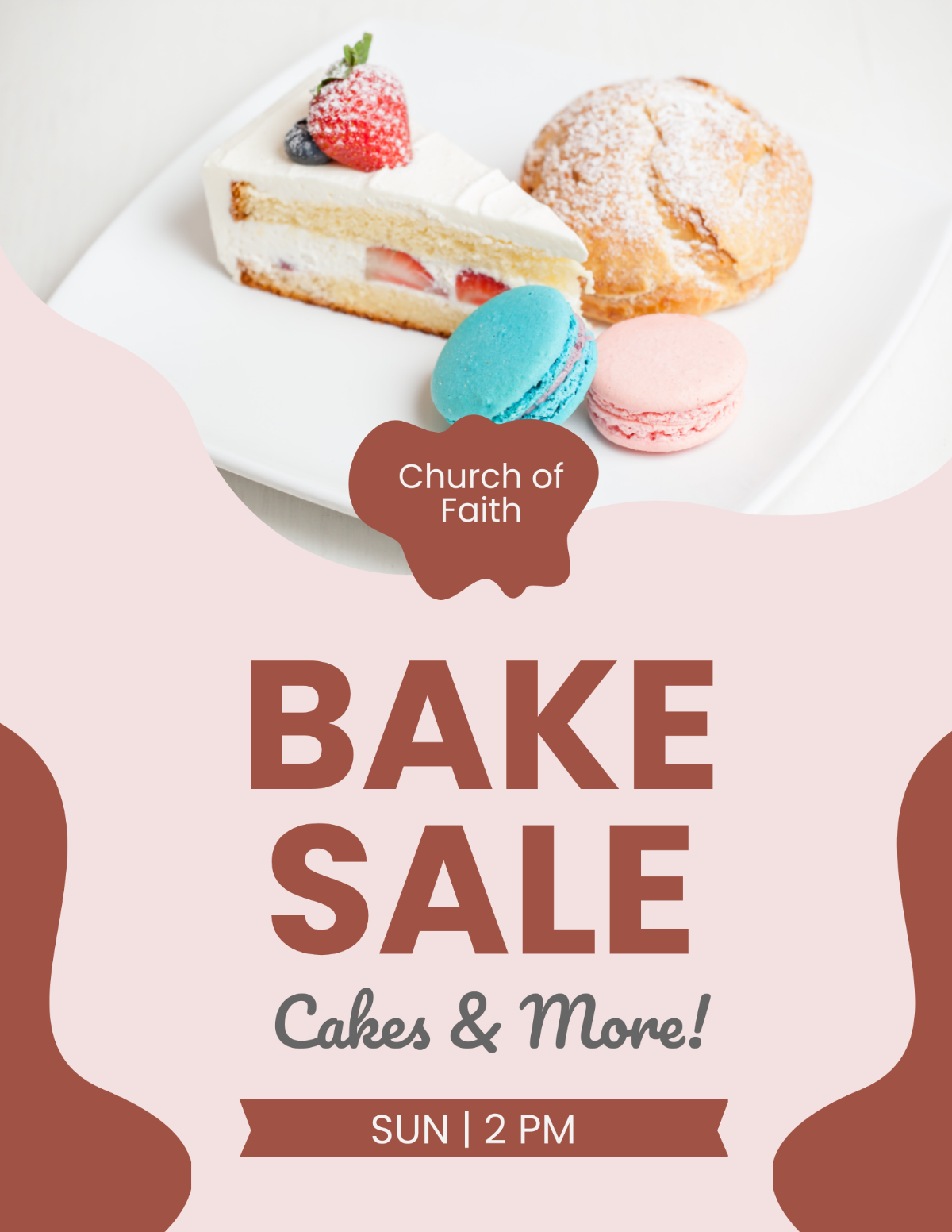 Church Bake Sale Flyer Template - Edit Online & Download