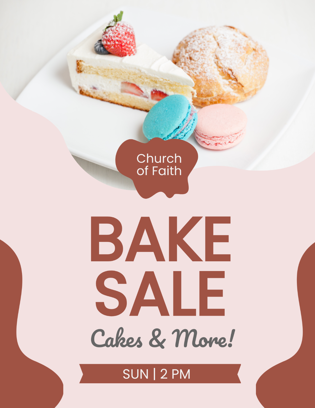 Church Bake Sale Flyer Template