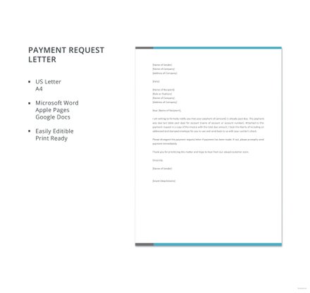 Free Formal Request Letter Template: Download 700+ Letters in Word ...