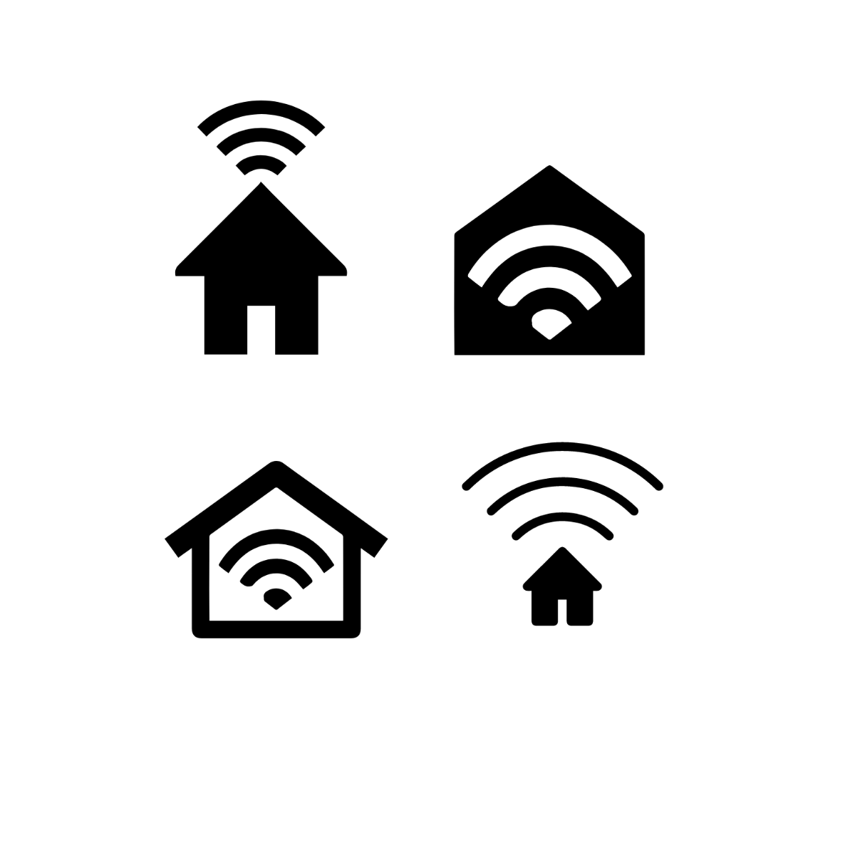 Home Wifi Vector Template