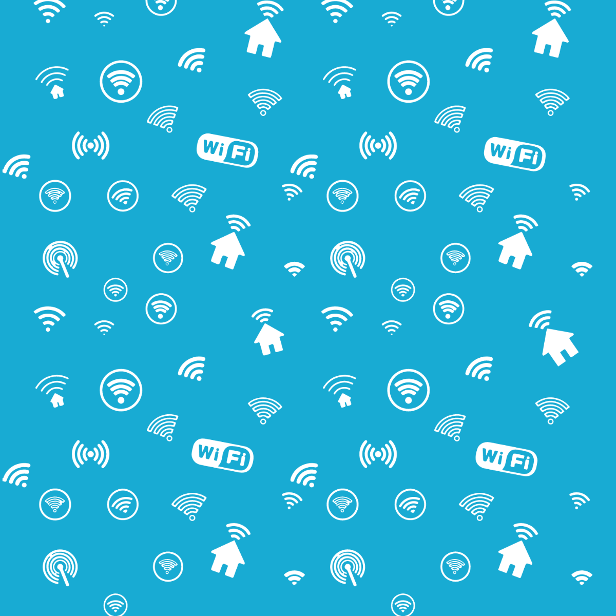 Free Wifi Background Vector Template