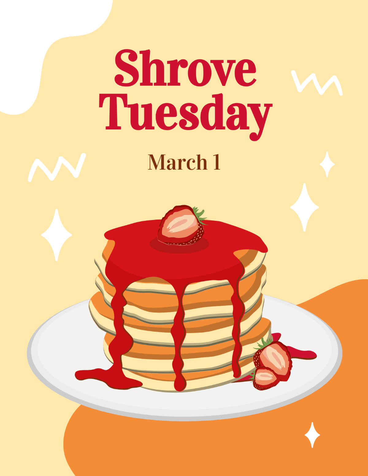 Free Shrove Tuesday Flyer Template