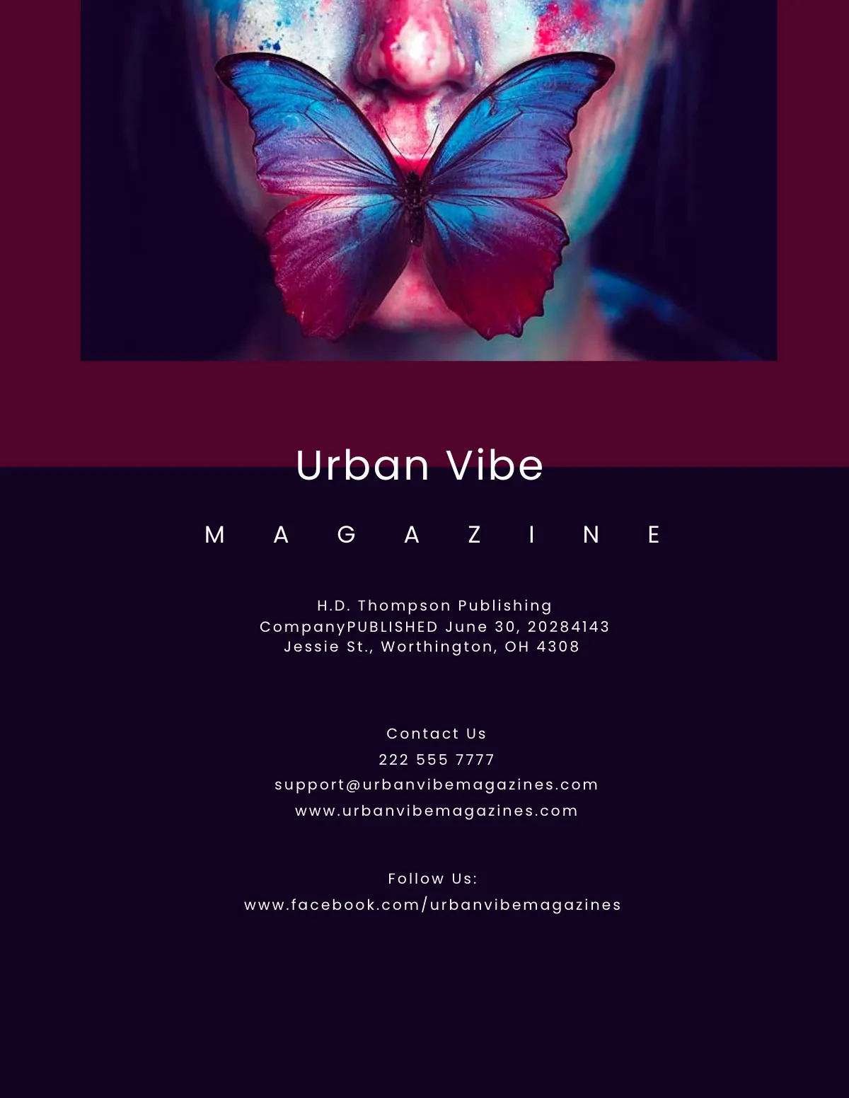 Free Creative Magazine Blogger Template to Edit Online