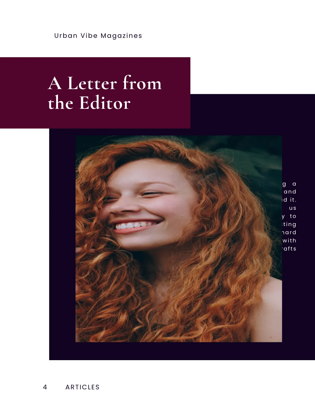 Free Creative Magazine Blogger Template to Edit Online