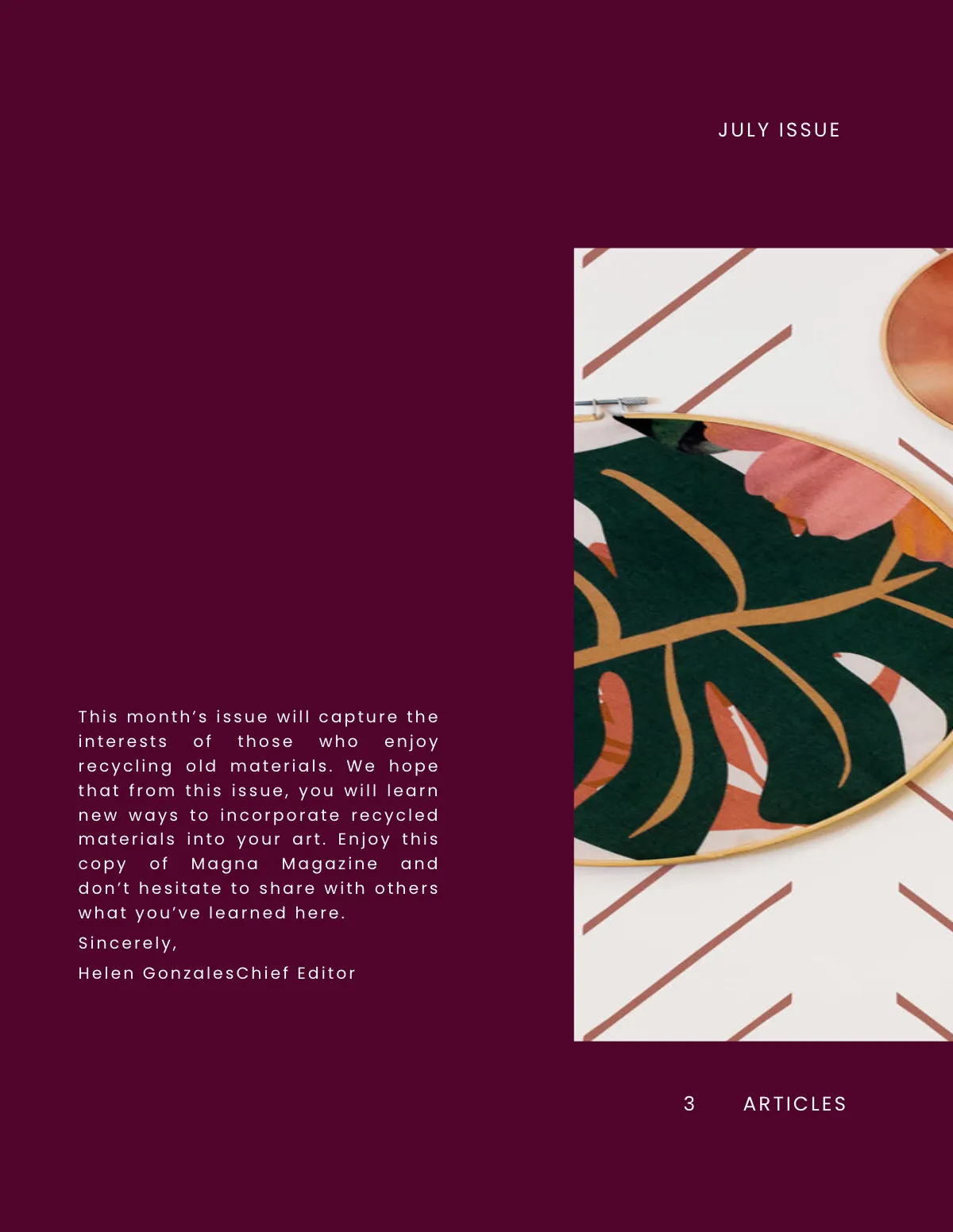 Free Creative Magazine Blogger Template to Edit Online