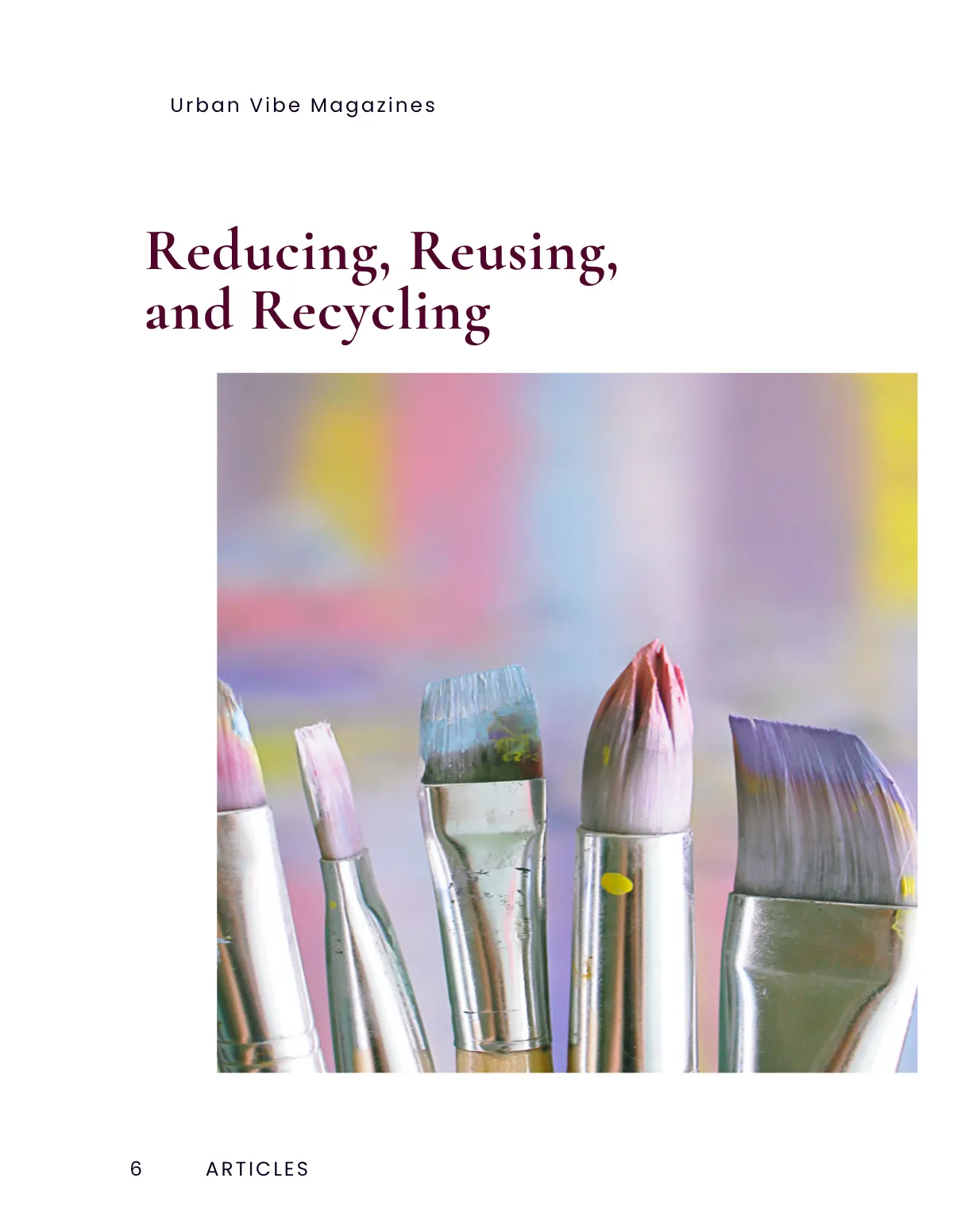 Free Creative Magazine Blogger Template to Edit Online