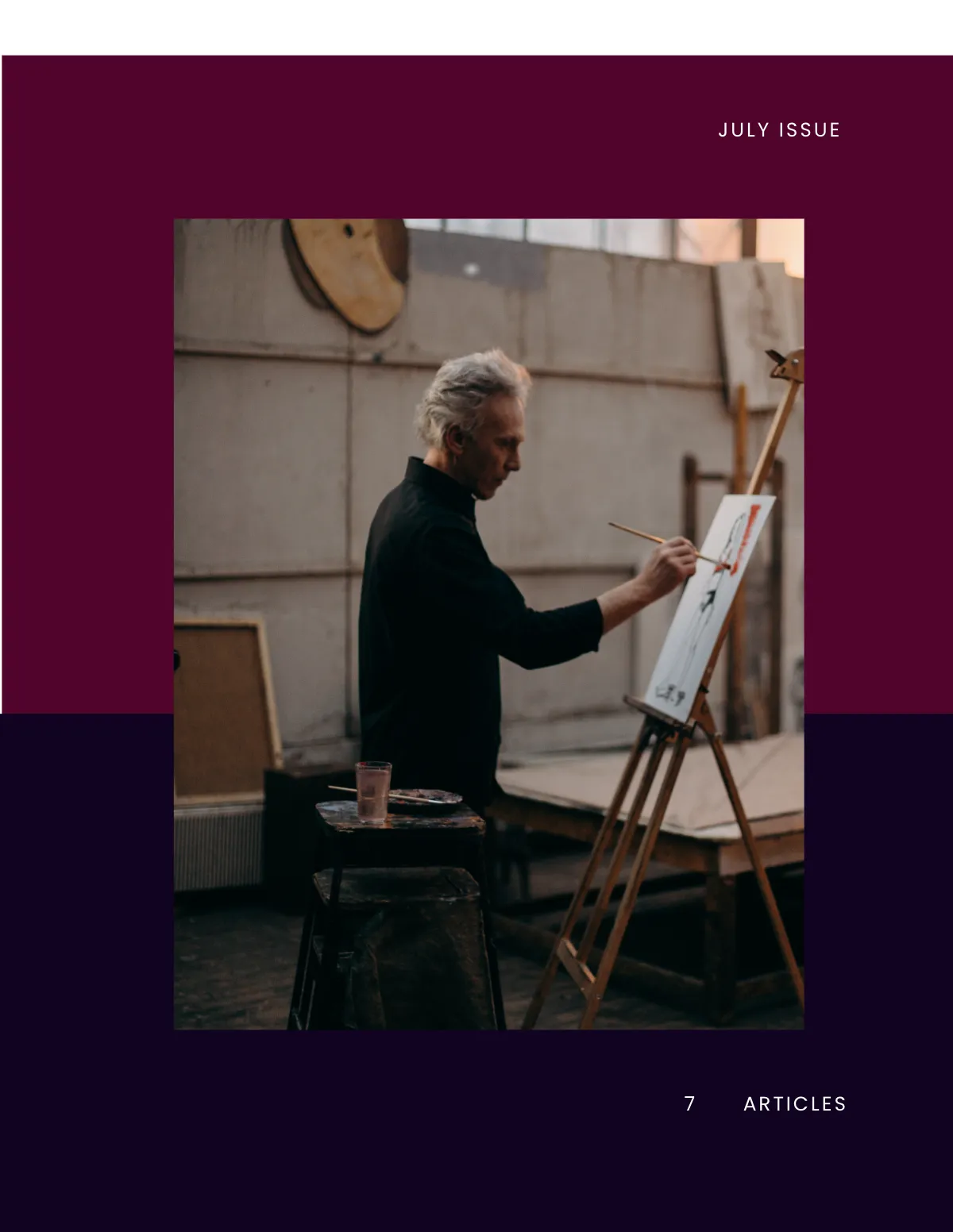 Free Creative Magazine Blogger Template to Edit Online