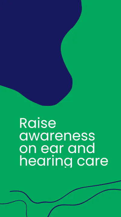 Free World Hearing Day Instagram Story Template to Edit Online