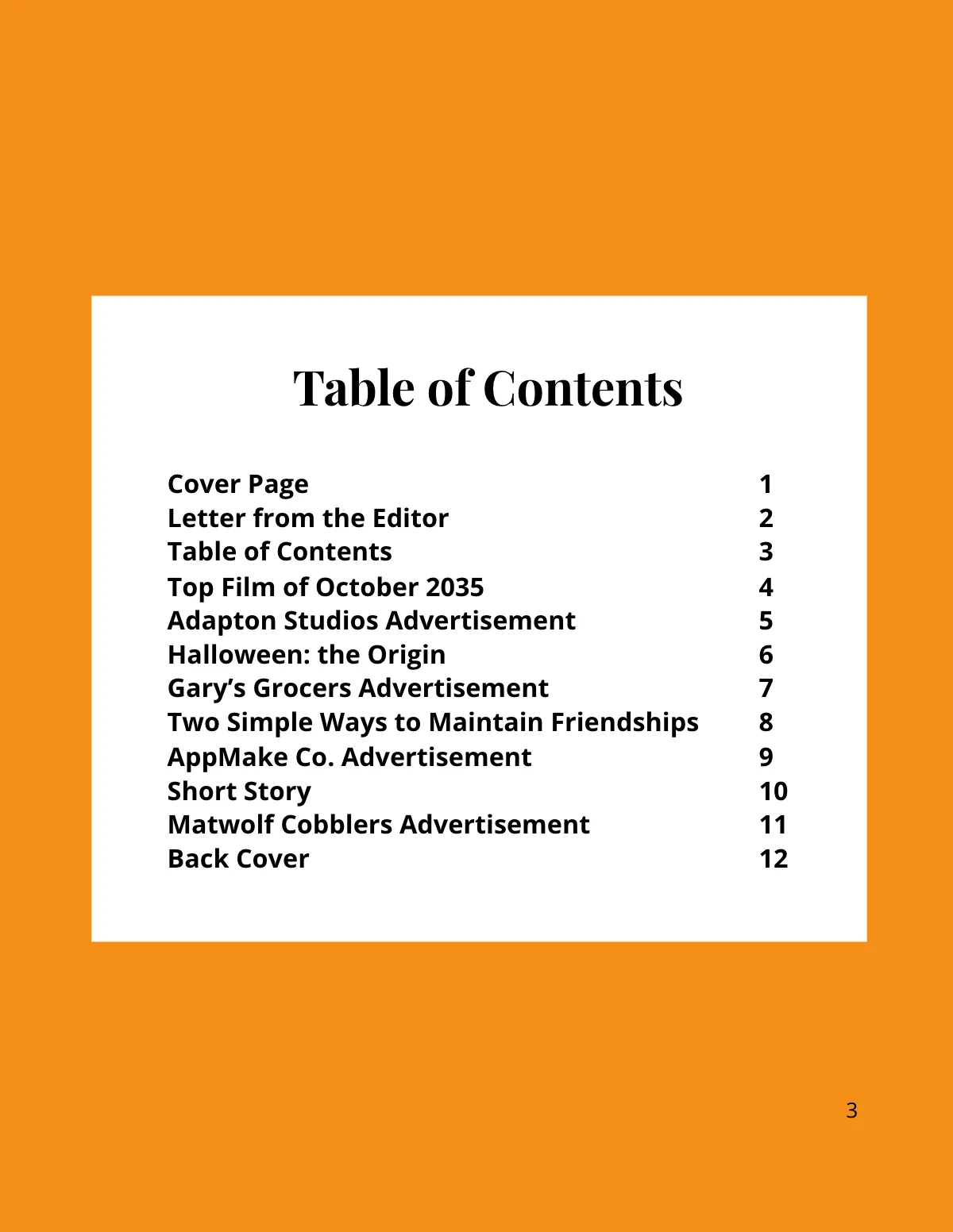 Free Sample Magazine Blogger Template to Edit Online