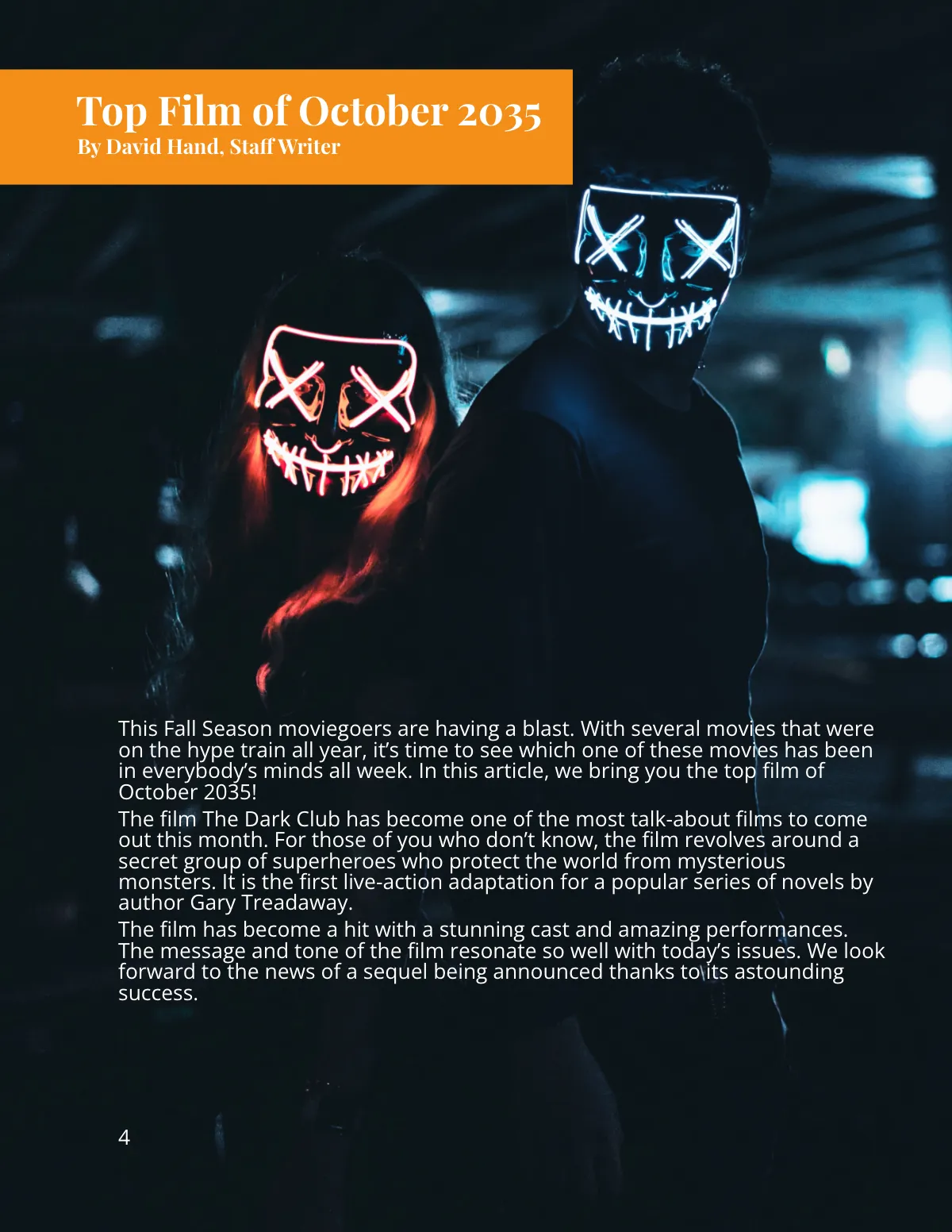 Free Sample Magazine Blogger Template to Edit Online