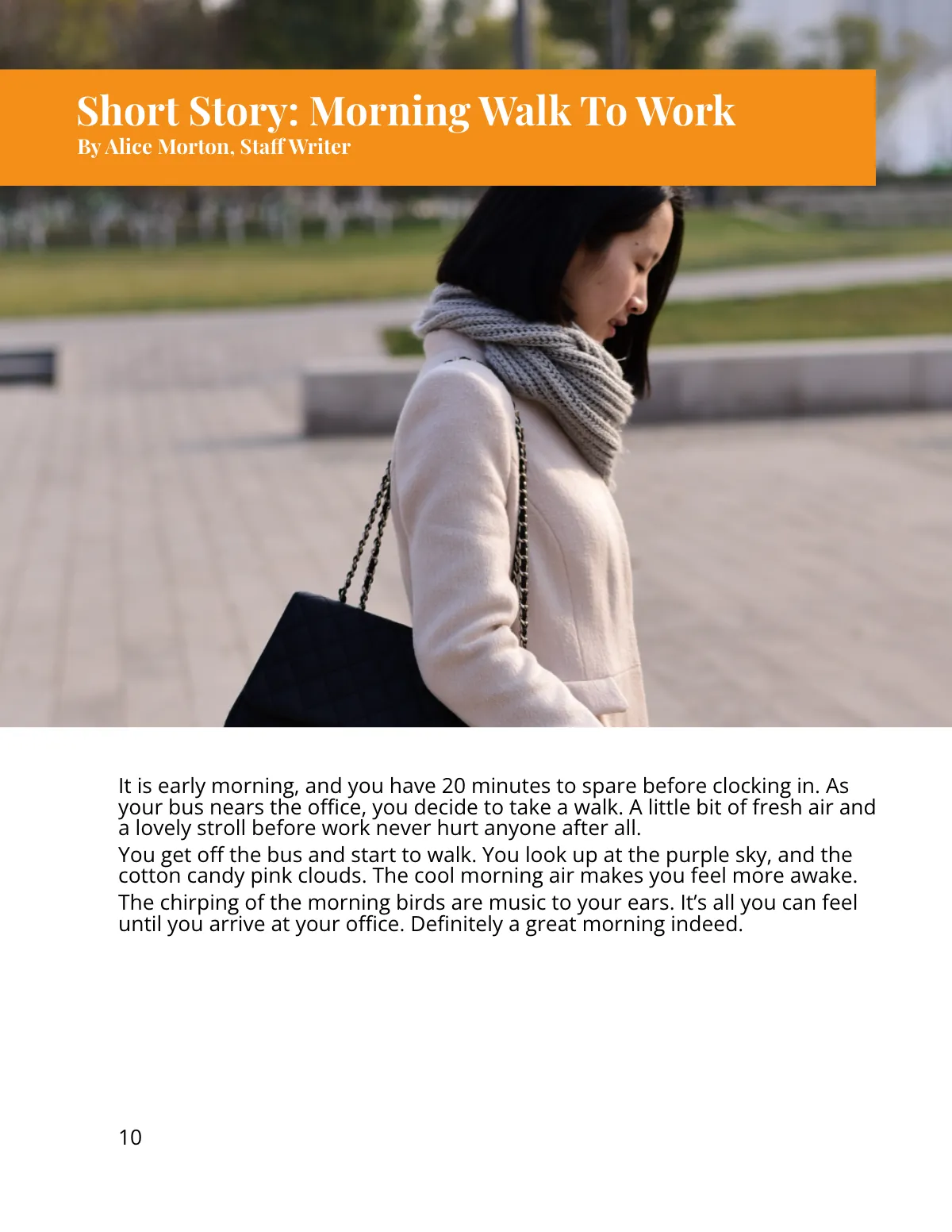 Free Sample Magazine Blogger Template to Edit Online