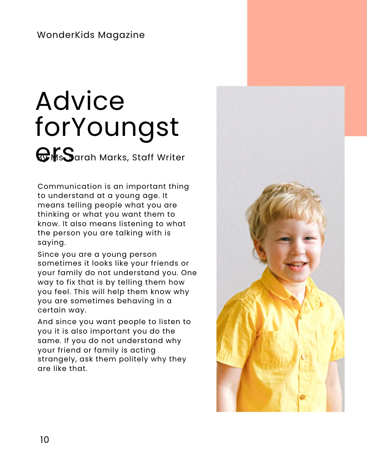 Free Children's News Magazine Template to Edit Online