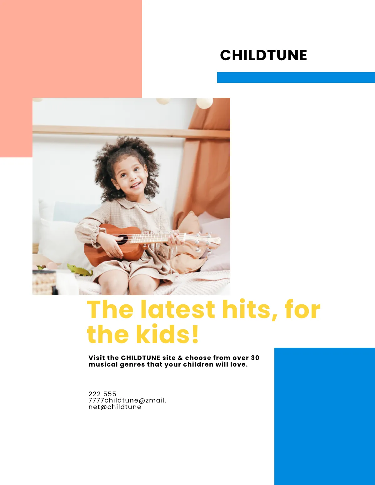 Free Children's News Magazine Template to Edit Online