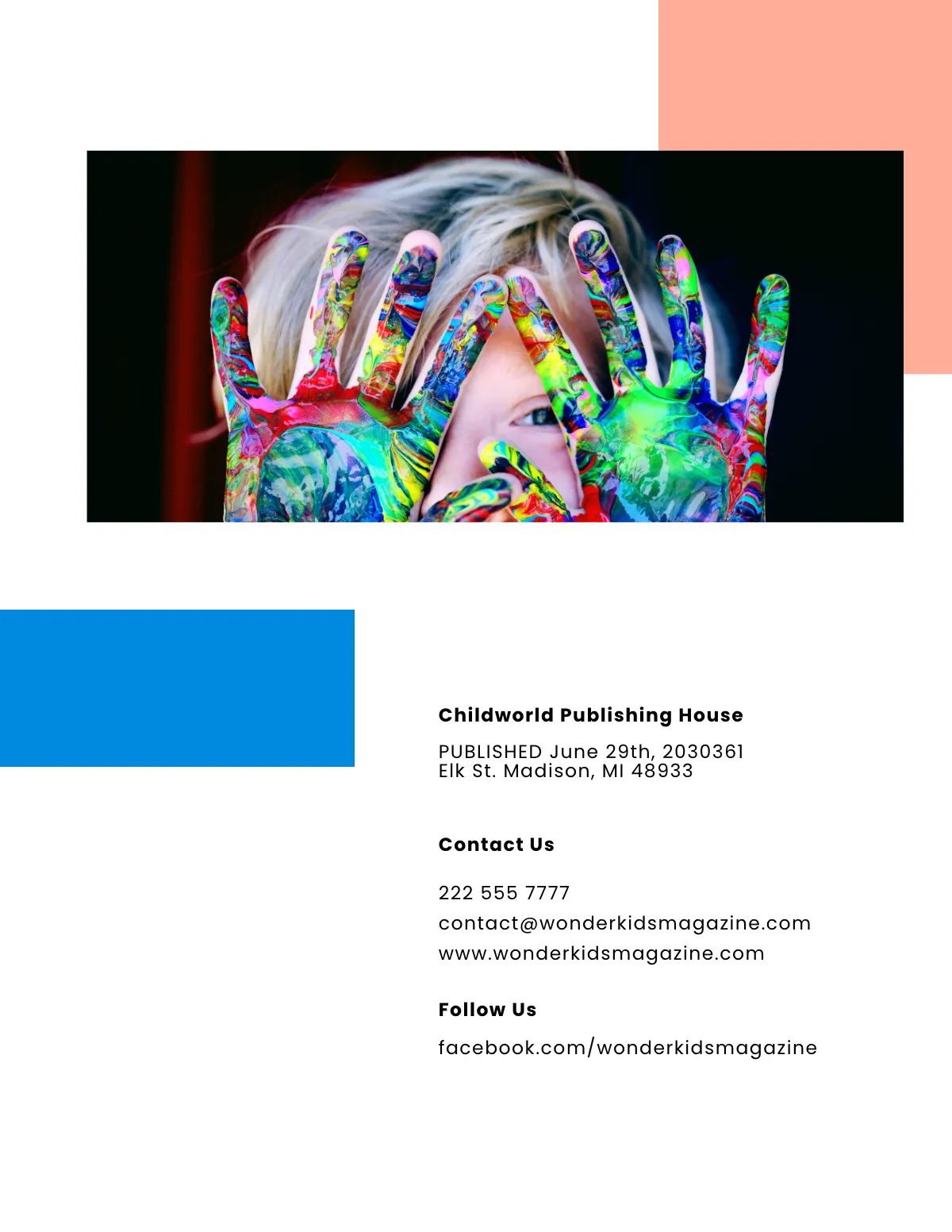 Free Children's News Magazine Template to Edit Online