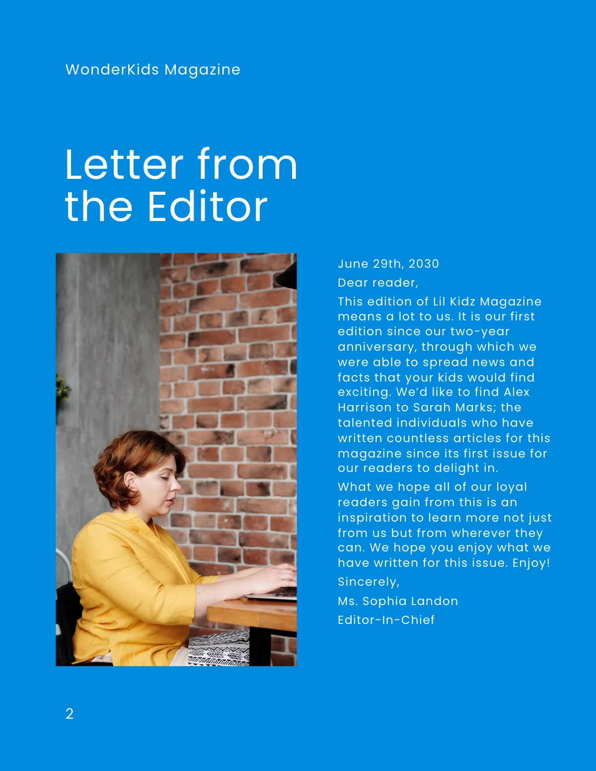 Free Children's News Magazine Template to Edit Online