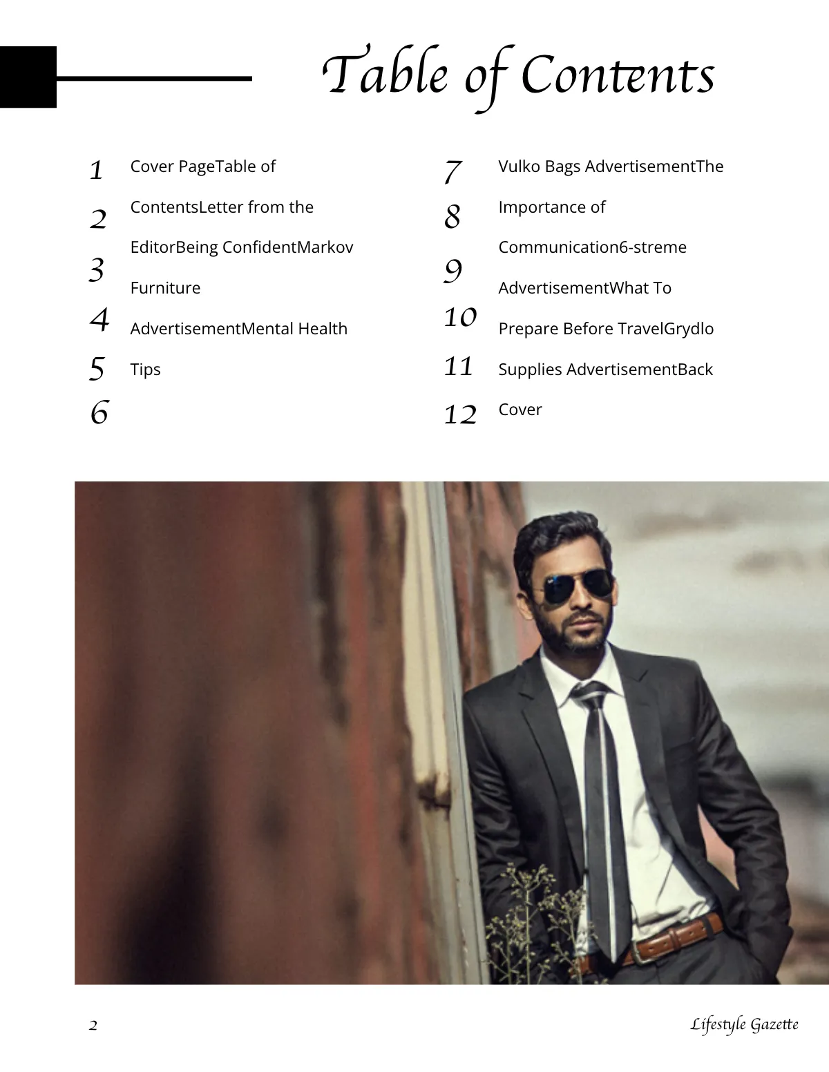 Free Lifestyle Magazine News Template to Edit Online