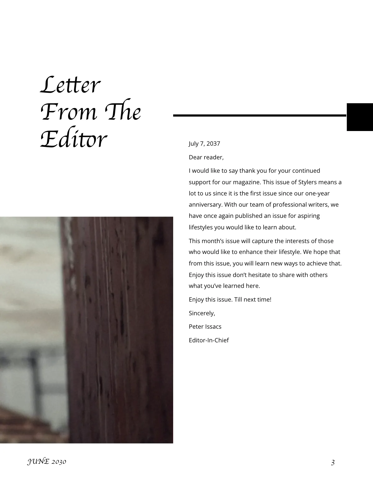 Free Lifestyle Magazine News Template to Edit Online