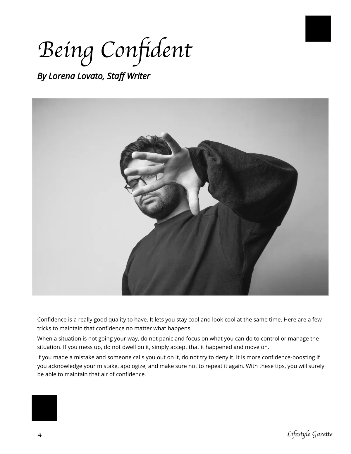 Free Lifestyle Magazine News Template to Edit Online