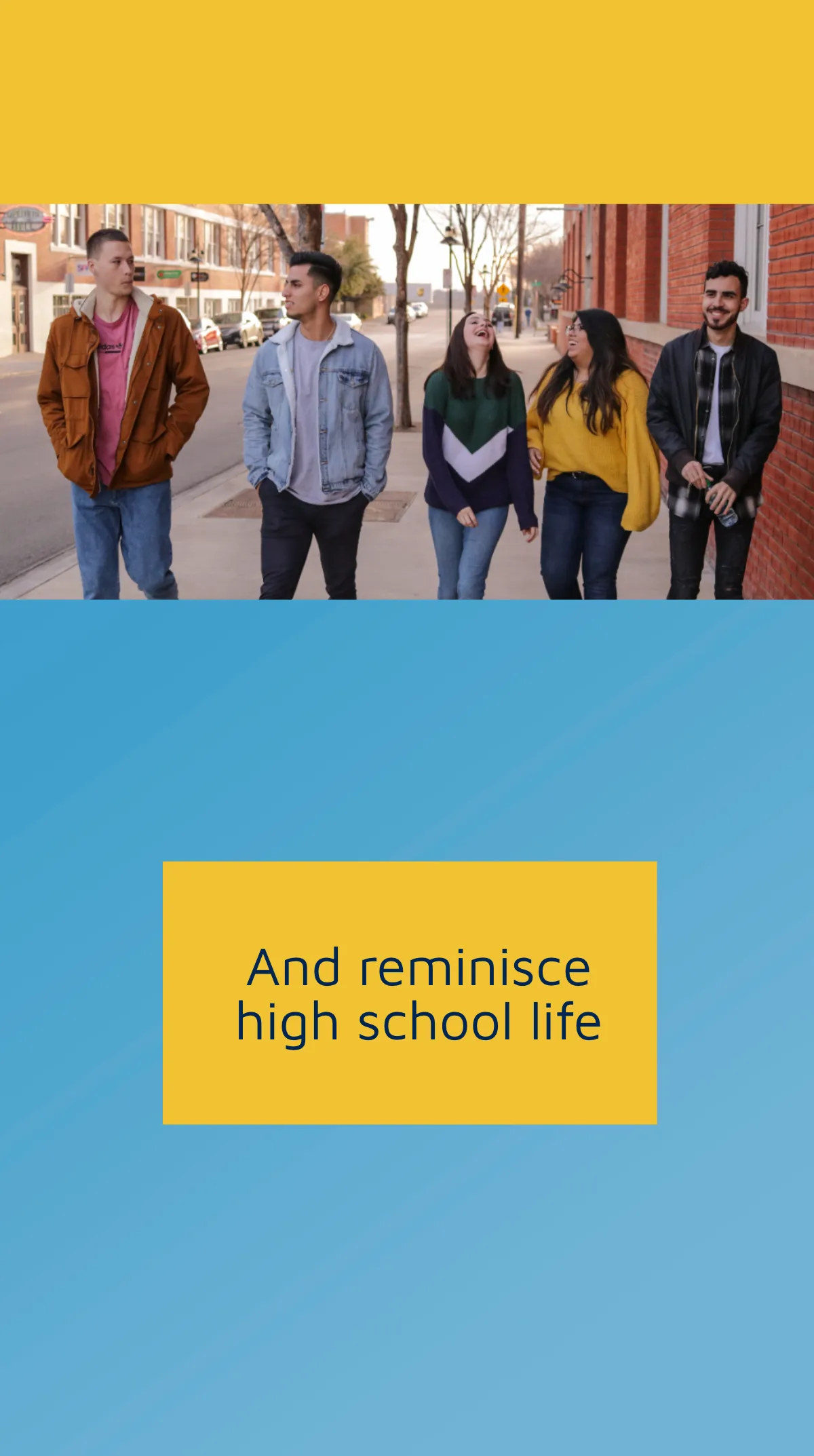 Free School Reunion Invitation Instagram Story Template to Edit Online