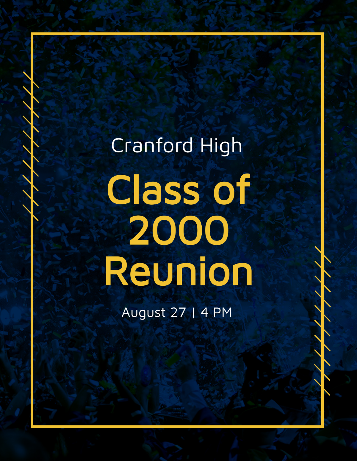 School Reunion Invitation Flyer