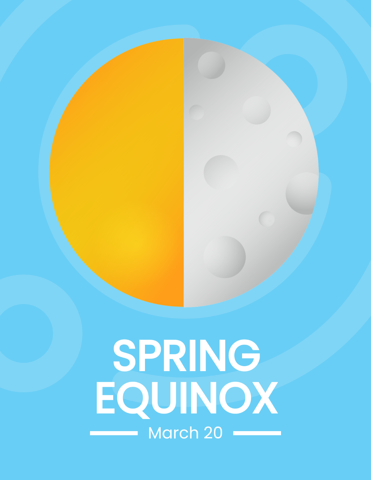 Spring Equinox Flyer Template