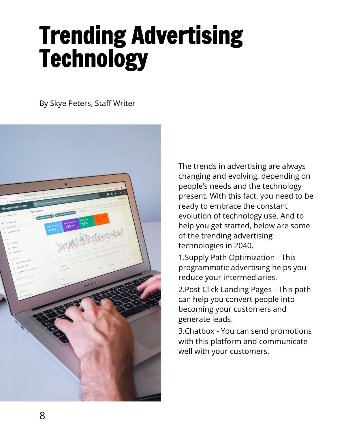 Free Digital Advertising Magazine Template to Edit Online