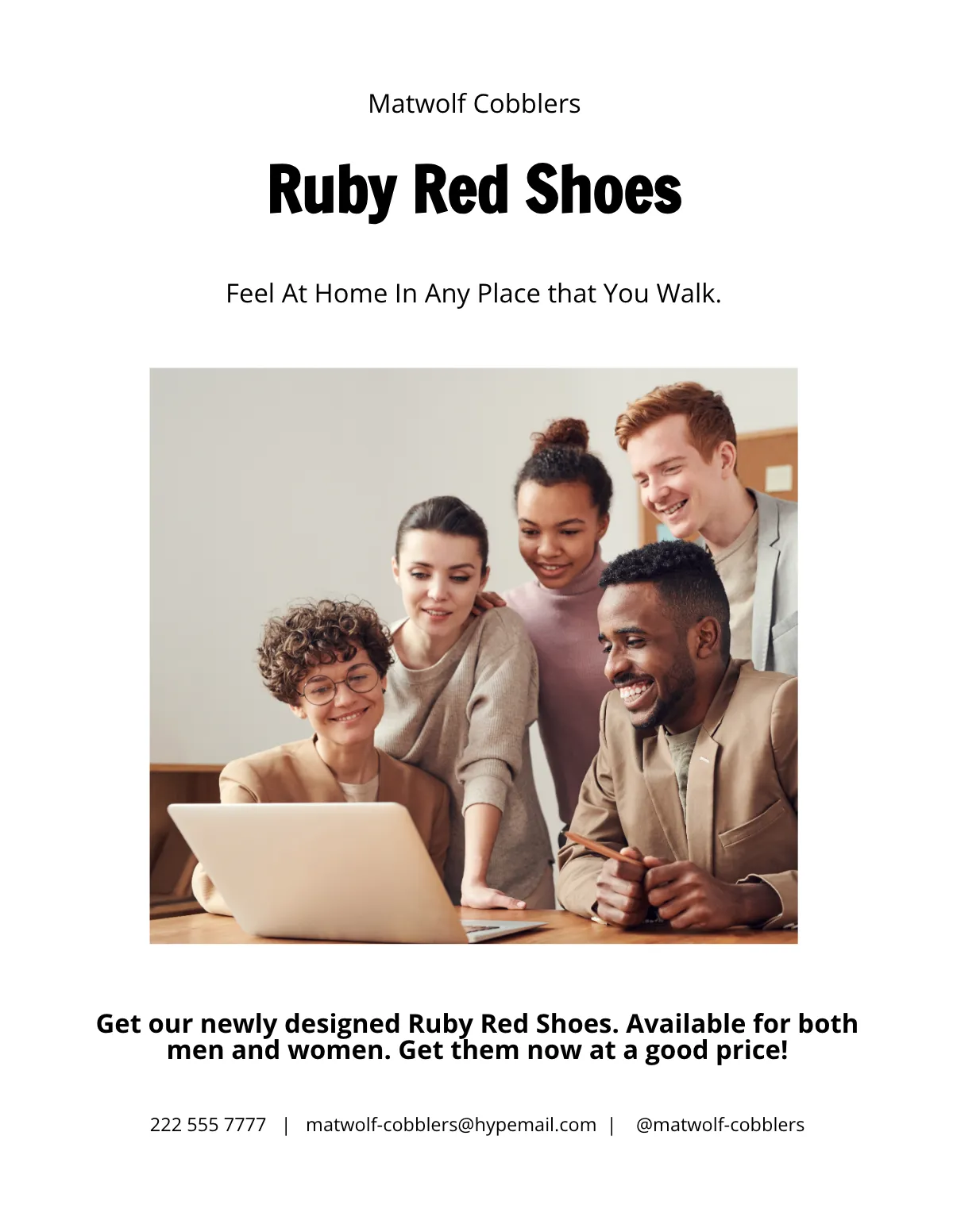 Free Digital Advertising Magazine Template to Edit Online