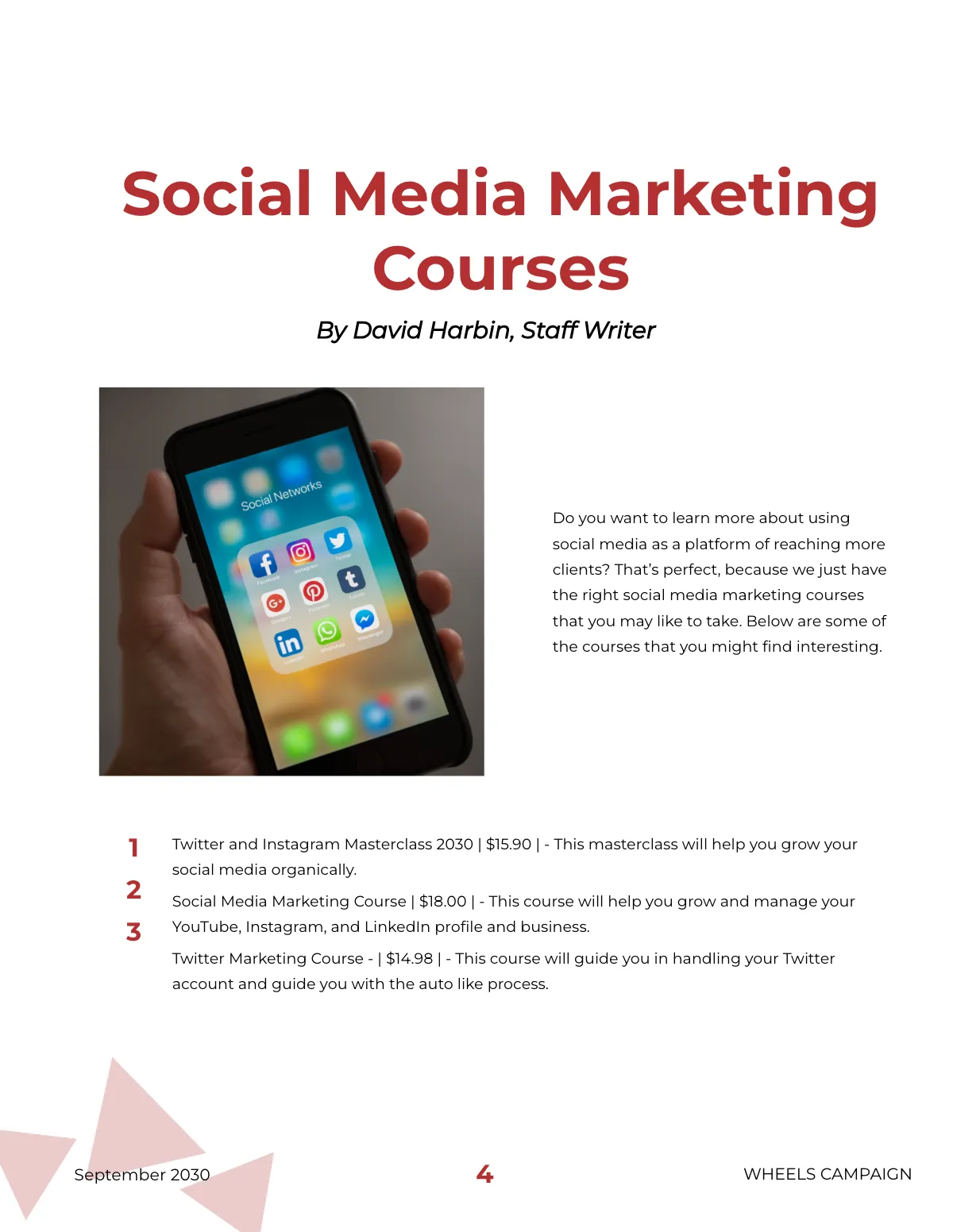 Free Campaign Advertising Magazine Template to Edit Online