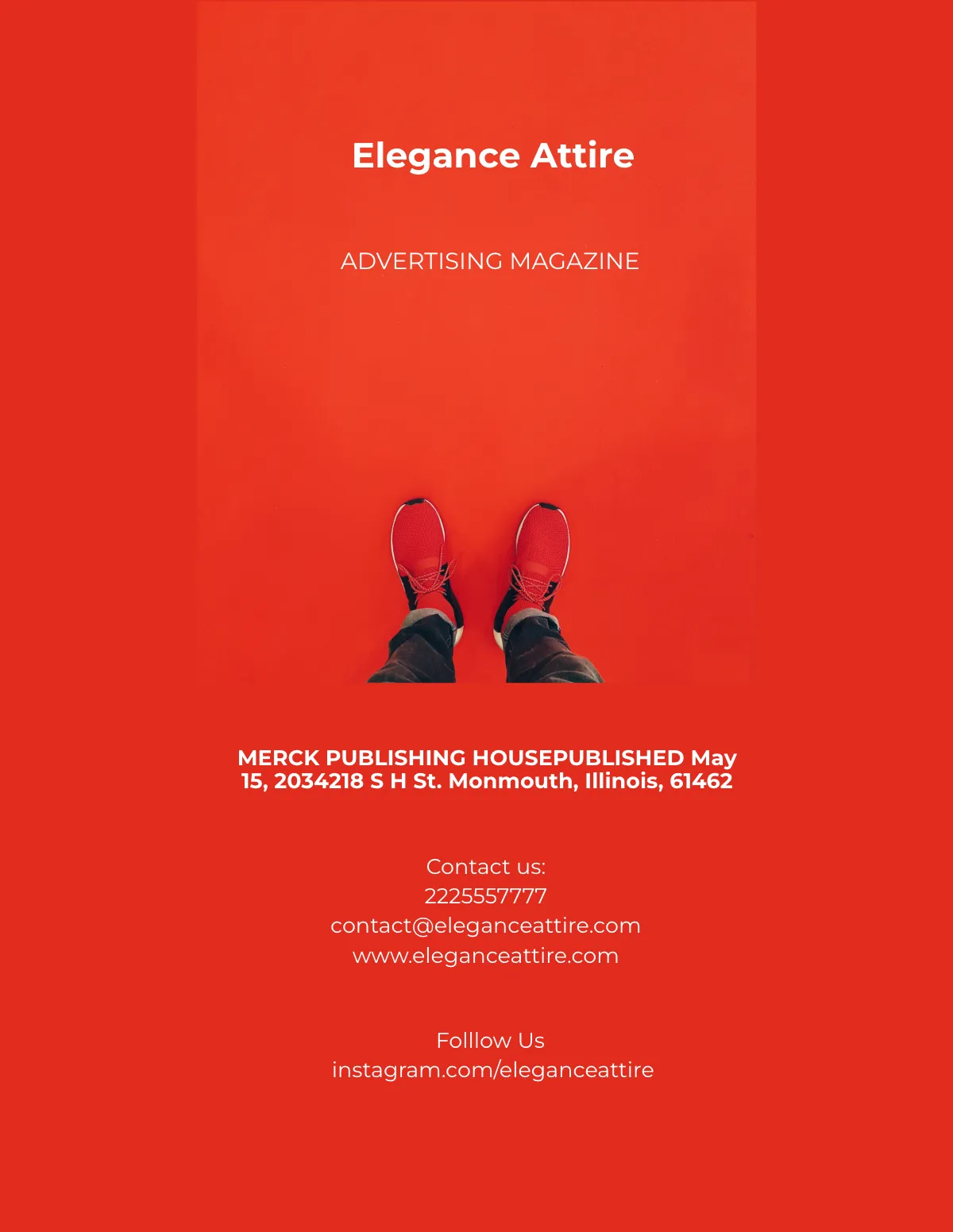 Free Creative Advertising Magazine Template to Edit Online